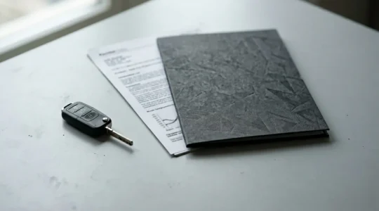 Illustration symbolisant la difficulté d'un conducteur à retrouver une assurance automobile après un fichage AGIRA