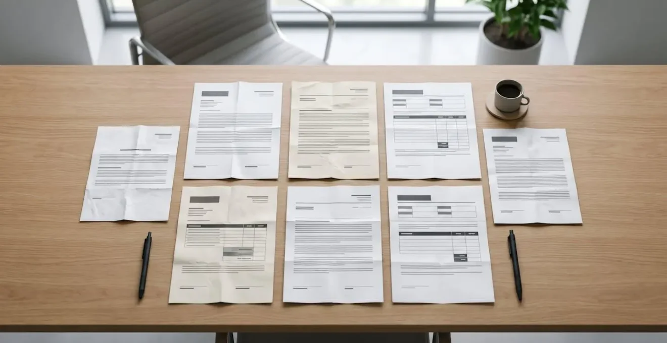 Documents d'assurance automobile ouverts, montrant la hiérarchie entre Conditions Générales et Conditions Particulières
