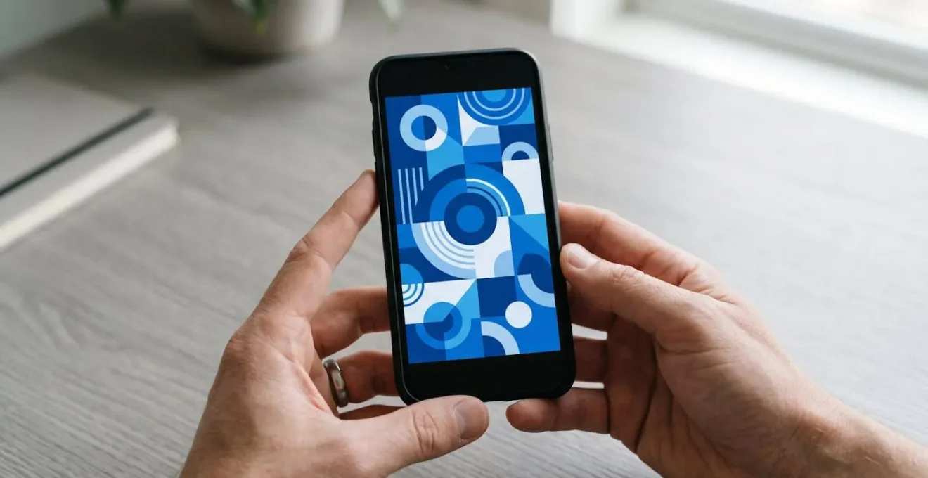 Smartphone affichant interface sécurisée de déclaration numérique d'accident